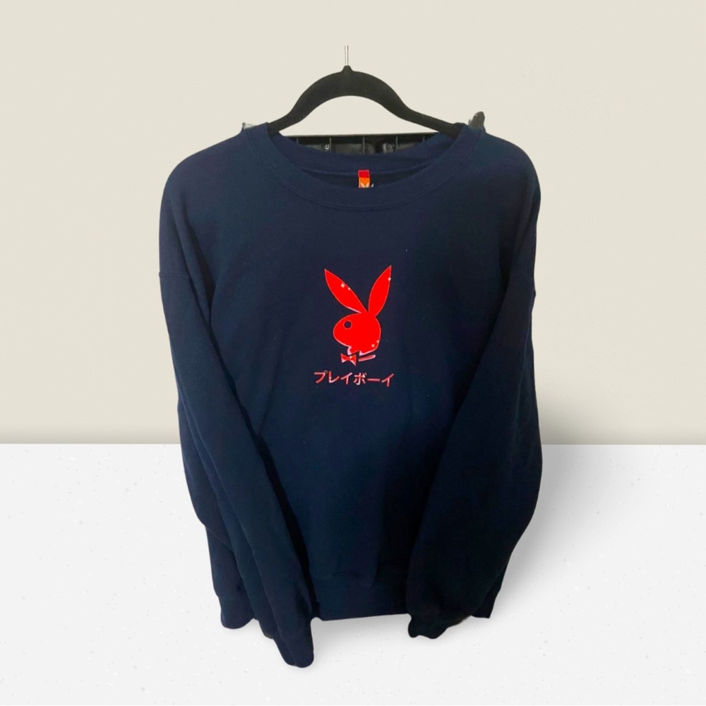 Playboy Club Japanese Anime Girl Ace of Diamonds Sweater